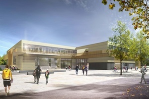  Im Sommer 2015 wird der Generalübernehmer Wolff & Müller den schlüsselfertigen Neubau der Grundschule Ruit an die Stadt Ostfildern übergeben.  