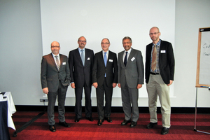  Der Vorstand des FGK (v.l.n.r.): Lutz Reuter, Gerhard Warnke, Prof. Ulrich Pfeiffenberger, Karl-Walter Schuster, Marc-Oliver Stulz; es fehlen: Manfred Greis und Robert Baumeister 