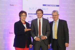  Preisträger: Den 1. Platz in der Kategorie Baubetriebswirtschaft erhielt Markus Scheffer, Ruhr-Universität Bochum. 