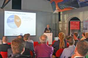 Dipl.-Ing. (FH) Hans R. Kranz eröffnete die Veranstaltung mit einem Vortrag zur Gebäudeautomation.  
