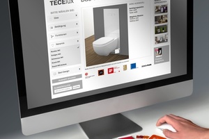 Welche Funktionskombinationen gibt es und wie passt das WC-Terminal „TECElux“ optisch in das Bad? Der Online-Konfigurator hilft spielerisch bei der Planung. 