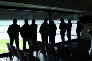  Blick in den Innenraum der Allianz Arena 