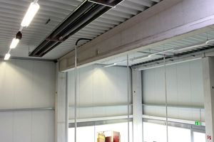  Für kleinere Werkstättgebäude bietet Vacurant ein Sanierungspaket mit vorgefertigten und montagefreundlichen Dunkelstrahlern an 