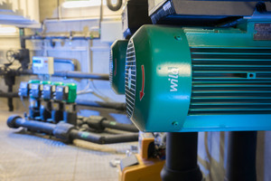  Wilo-Druckerhöhungsanlagen sorgen für die Wasserversorgung. 