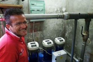  Luca Menegazzo, Installateur bei ML Impianti, verantwortlich für die Wartung und Instandsetzung aller Pumpsysteme im Hotel Gabrielli 