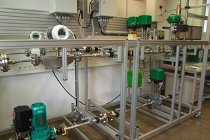  Gespendete Wilo-Pumpe im neuen Versuchstand „Industrielle Durchflussregelung“ an der HTW Dresden 