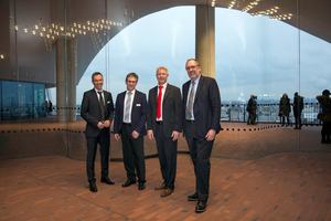  Olaf Krause, Dr. Peter Arens, Stefan Lütje und Prof. Dr. Franz-Peter Schmickler 