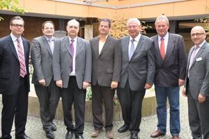  Marc Zimmermann, Carsten Wege, Lutz Battran, Präsident Dr. Roman Rupp, Volker Rodenberg, Peter Hilgers, Günter Ruhe 