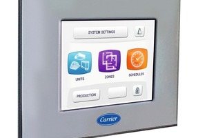  Touch Screen  für das Aqua Smart System von Carrier 
