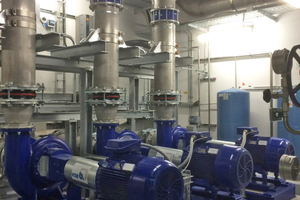  Kühlwasser-Pumpenzentrale in Edelstahl für ein Hochleistungs-Rechenzentrum 