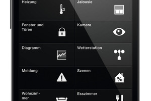  Die „HomeServer/FacilityServer“-App von Gira ist für das mobile Betriebssystem Android verfügbar 