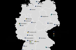  ROM Technik ist im ersten Schritt an 25 Standorten in Deutschland aktiv.  