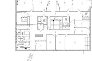  Grundriss Obergeschoss: Kindergarten, Hort 