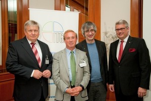  Michael Mahr, Vorsitzender des ITGA NRW, und die beiden Referenten Dr. Ahmet Lokurlu, Prof. Metin Toplan mit Franz Everding, Geschäftsführer der ITGA NRW 