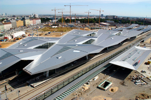  Mit der Teileröffnung des Wiener Hauptbahnhofs Anfang Dezember 2012 ist der erste Schritt zum Komplettumbau des meistfrequentierten Schienenverkehr-Knotenpunktes Österreichs getan 
