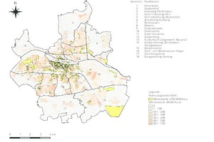  Potentialflächen wärmenetzgebundene Kraft-Wärme-Kopplung 