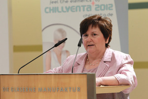  Gabriele Hannwacker, Veranstaltungsleiterin bei der NürnbergMesse, erwartet 2012 eine noch stärkere Chillventa in Bezug auf Aussteller- und Besucherzahlen. 