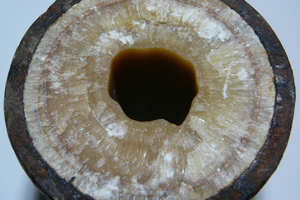  Die Folgen von Kalkbefall im Rohr ohne entsprechende Wasserbehandlung 
