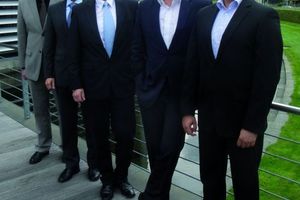 Der Vorstand der LonMark Deutschland mit (v.l.n.r.) Martin Mentzel, Detlef Lau, Jörg Teichmann, Jan Spelsberg, Sven Gensmüller 