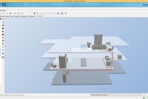  Trinkwasserplanung nach DIN 1988‐300 im Grundriss und 3D 