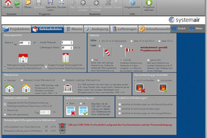  Mit dem Planungstool Systemair-?Airplan? lassen sich Lüftungskonzepte nach DIN 1946-6 schnell und einfach erstellen. 