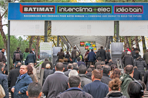  Unter der Dachmarke finden die drei Fachmessen Bâtimat, Interclima+ELEC und Ideobain auf dem Messegelände Paris Nord Villepint statt. 