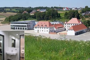  Als auch international richtungweisend gilt das neue Trainings- und Geschäftsstellenzentrum des Bundesligisten TSG Hoffenheim. Die Ru-heräume der Spieler sowie die Wasch- und Toilettenanlagen wurden mit Keramikobjekten von Keramag und Duschplätzen von Kor 