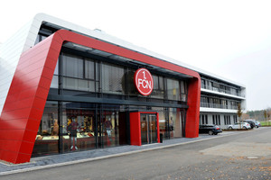  Dynamisch und standfest gleichermaßen – so zeigt sich die Architektur der neuen Club-Heimat des 1. FC Nürnberg am Sportpark Valznerweiher 