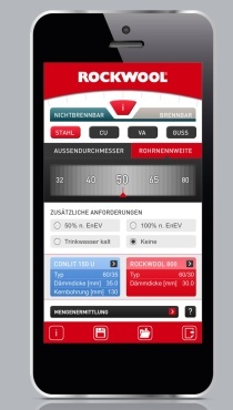 Nur vier Angaben ben?tigt die App „Planungshelfer Rohrleitungen“, um die korrekte Auslegung von Rohrabschottungen zu berechnen. 