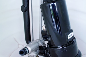  Die Spülventile „FV 25“ und „FV 50“, die die Bildung von Ablagerung in Pumpenschächten verhindern, können an die Pumpen montiert werden.  