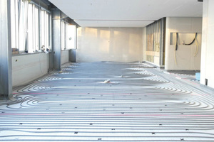  Blick in die Bauphase des Kermi:Campus mit dem Innenausbau 