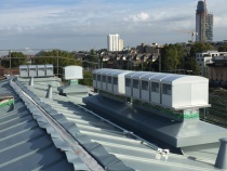 „airModul“-System auf dem Neubau eines Projektes in Frankfurt am Main.