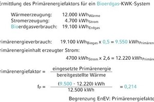  Primärenergiefaktor 2Ermittlung des Primärenergiefaktors für ein Bio-Erdgas-KWK-System 