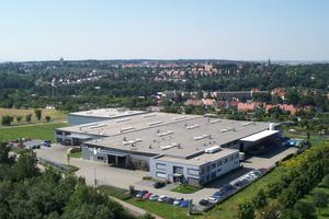  Luftaufnahme des Altenburger-Werks in Thüringen 