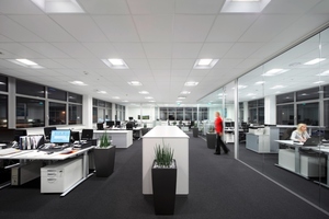  Das Beispiel eines Bürogebäudes zeigt die gelungene Vereinigung von Effizienz und Design 