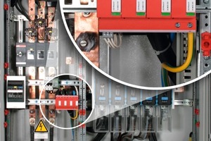  Bild 6: „DehnVentil M“ – Blitzschutzpotentialausgleich für die Energietechnik in der Niederspannungshauptverteilung 