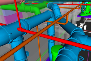  Die Feststellung von Konflikten erkennt Zusammenstöße von Rohrleitungen frühzeitig zur Vermeidung von Problemen auf der Baustelle 