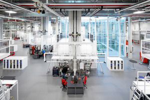  Das 2017 eröffnete Forschungs- und Entwicklungszentrum ist die neue Keimzelle für Innovationen am Unternehmensstammsitz Allendorf (Eder).  