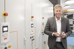  Morten Wierod, Managing Director BU Drives and Controls bei ABB: ?Die Möglichkeit, die eigenen Geräte der Kunden zusammen mit unseren Frequenzumrichtern testen zu können, gibt ihnen die Sicherheit, dass ABB ihre Partner und Kunden im Betriebsalltag verläs 