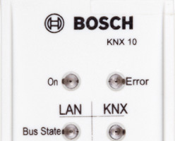  Mit dem Bosch-Gateway „KNX 10“ lassen sich Junkers-Heizsysteme in den weltweit offenen Bus-Standard zur Gebäudeautomation KNX einbinden. 