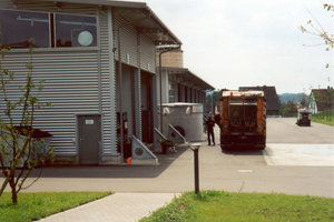  Umwelt- und Servicebetrieb Zweibrücken, Fertigstellung 2002. Betriebshof mit Regenwassernutzung für WC-Spülung, Fahrzeugwäsche und Bewässerung der Außenanlagen. 