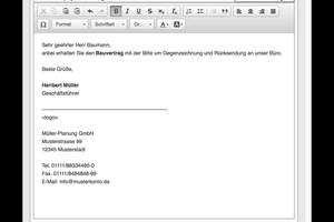  Einfach E-Mail mit Projekt Pro. 