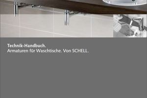  Schell  Technik-Handbuch. Armaturen für Waschtische  