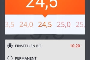  Die evohome-App 2.1 bietet die Möglichkeit, bis zu zwölf Räume zu steuern. 