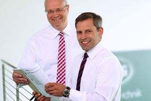 Frank Schellhöh (links) und Julian Bonato leiten gemeinsam die MHG Heiztechnik GmbH 