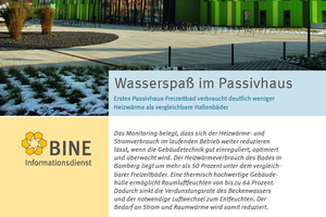 Das BINE-Projektinfo zum Freizeitbad in Bamberg ist kostenfrei unter www.bine.info erhältlich. 