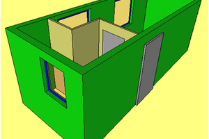  Modell Wohncontainer GJ 01012 für die Berechnung 