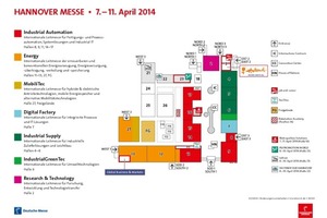  Das Messegelände zur Hannover Messe 2014 