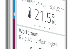  Die selbstlernenden Steuerungssysteme von alphaEOS sind intuitiv bedienbar. Für kleinere Wohneinheiten und komplexe Objekte. (Rendering: alphaEOS) 2. Reihe, rechts: Ein ansprechendes User Interface auf mobilen Endgeräten erlaubt den ständigen Umgang mit d 