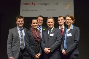  Die GEFMA-Förderpreisträger 2014 (v.l.n.r.):  Dr. Asbjörn Gärtner, Dr. Daniela Schneider, Philipp Salzmann, Uwe Dünkel, Philipp Schiemann, Christine Lippert 